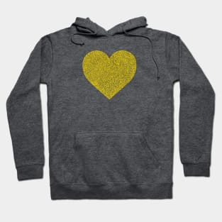 Yellow Bubble Heart Hoodie